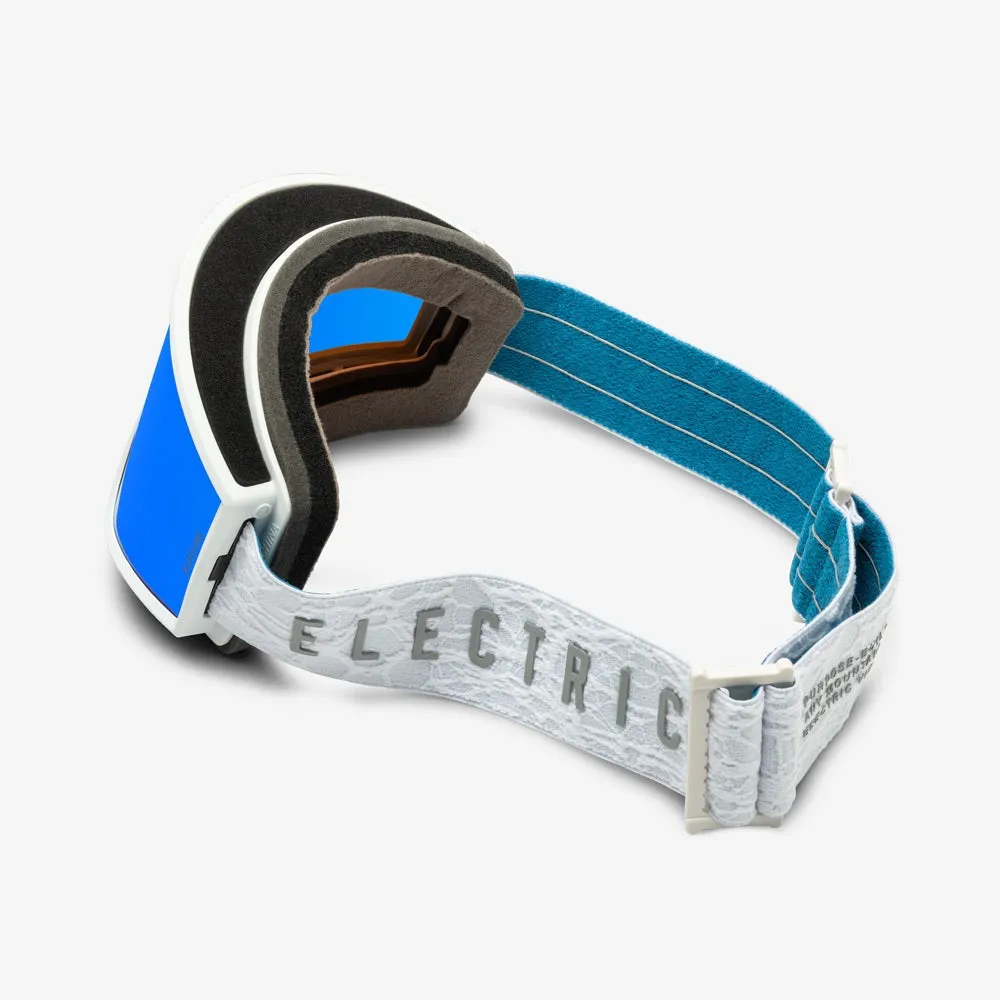 Electric Kleveland EK1 Matte White Goggles   BL 2025