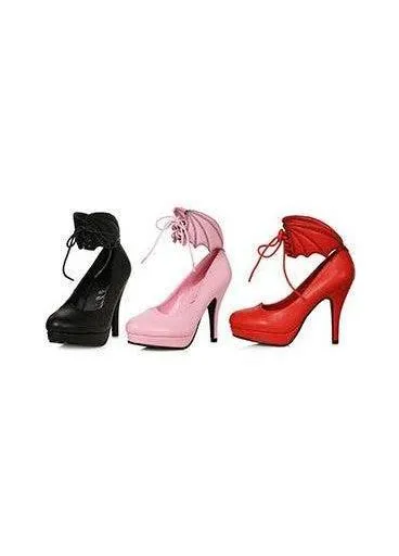 Ellie 414-WINGS 4" Heel Women's Pump With Bat Wing Detail