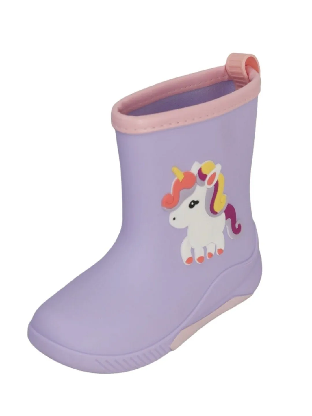 Enchanted Unicorn Purple Rain Boots For Girls