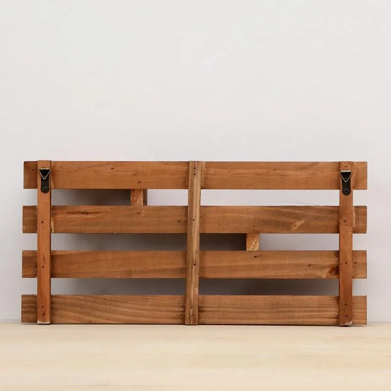 Entryway Wood Hanging Shelf