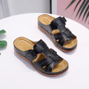 EVELYN | Non-Slip Orthopedic Leather Sandals