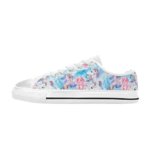 Fantasy Unicorns Kid's Canvas Sneakers