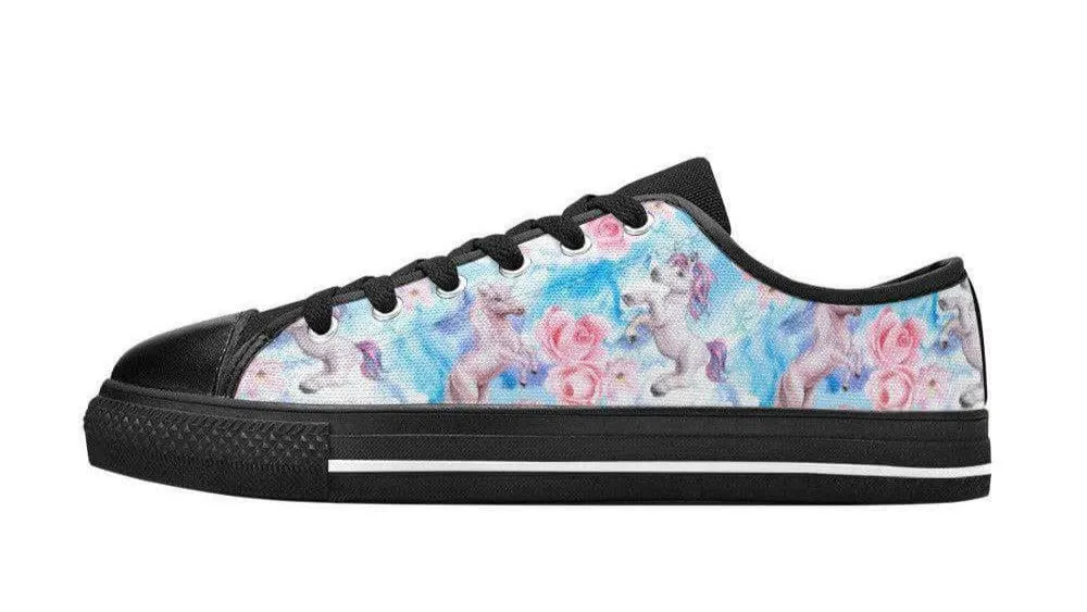 Fantasy Unicorns Kid's Canvas Sneakers