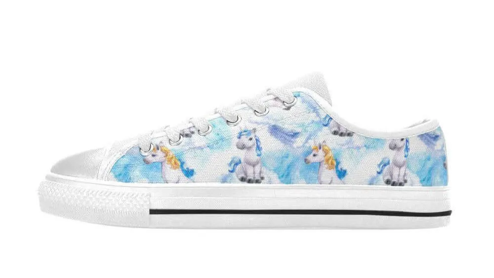 Fantasy Unicorns Kid's Canvas Sneakers