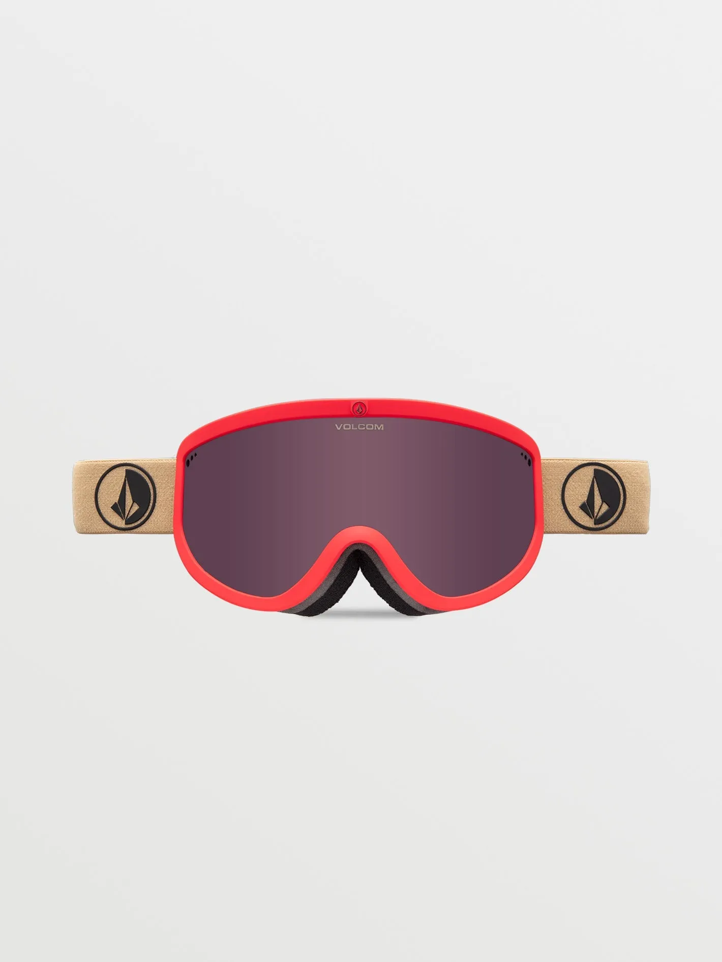 Footprints Orange Shock/Sand Goggle (  Bonus Lens - Yellow) - LIGHT BRONZE
