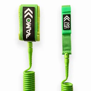 Full Coiled Leash 10' - Green