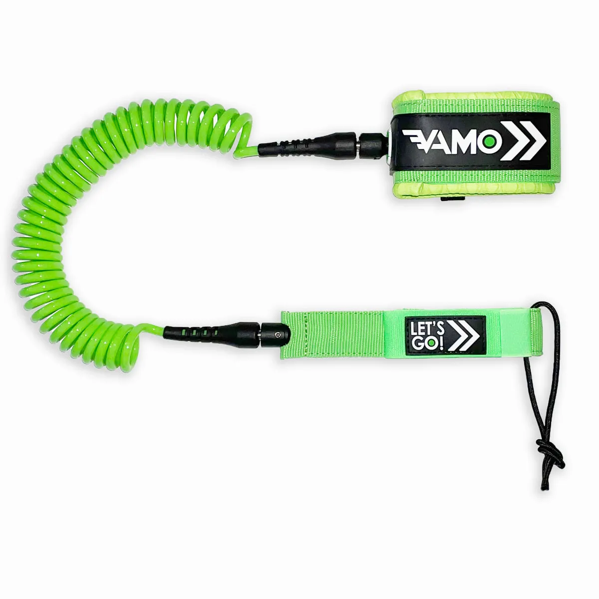 Full Coiled Leash 10' - Green