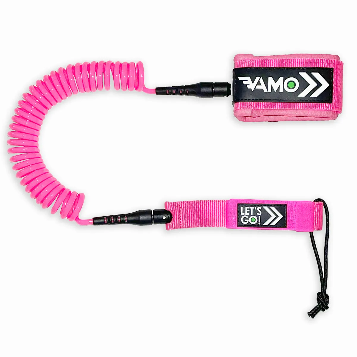Full Coiled Leash 10' - Pink