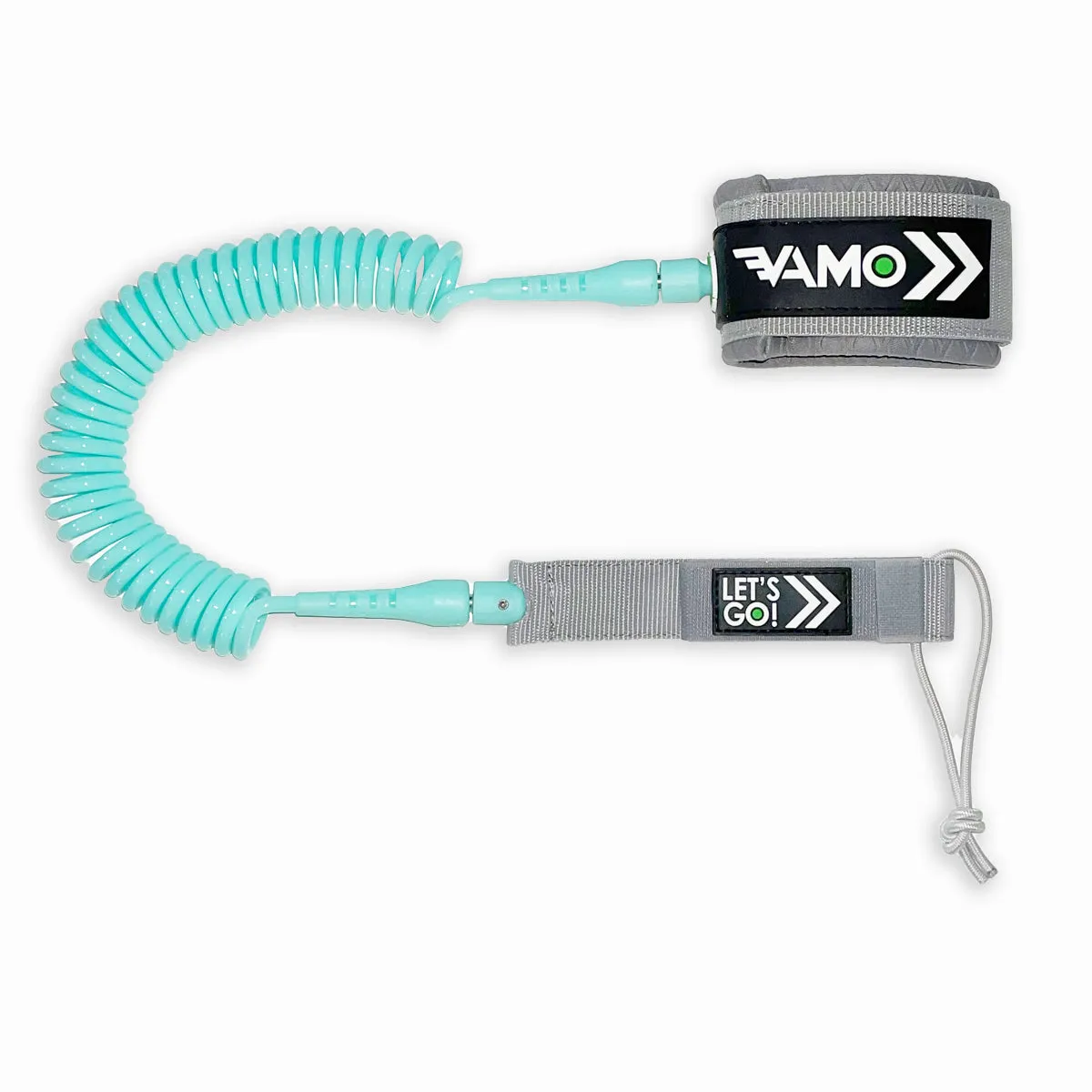 Full Coiled Leash 10' - Seafoam
