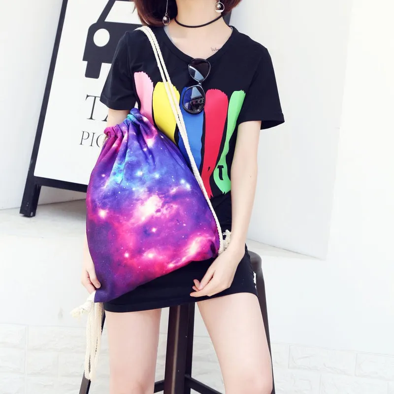 Galaxy Drawstring Bag