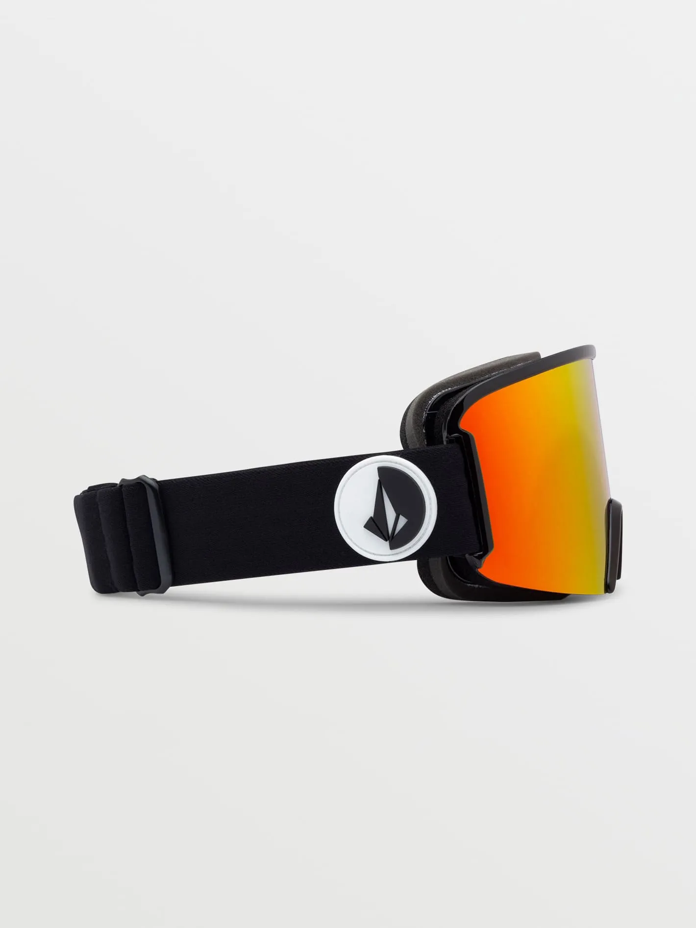 Garden Gloss Black Goggle - Red Chrome