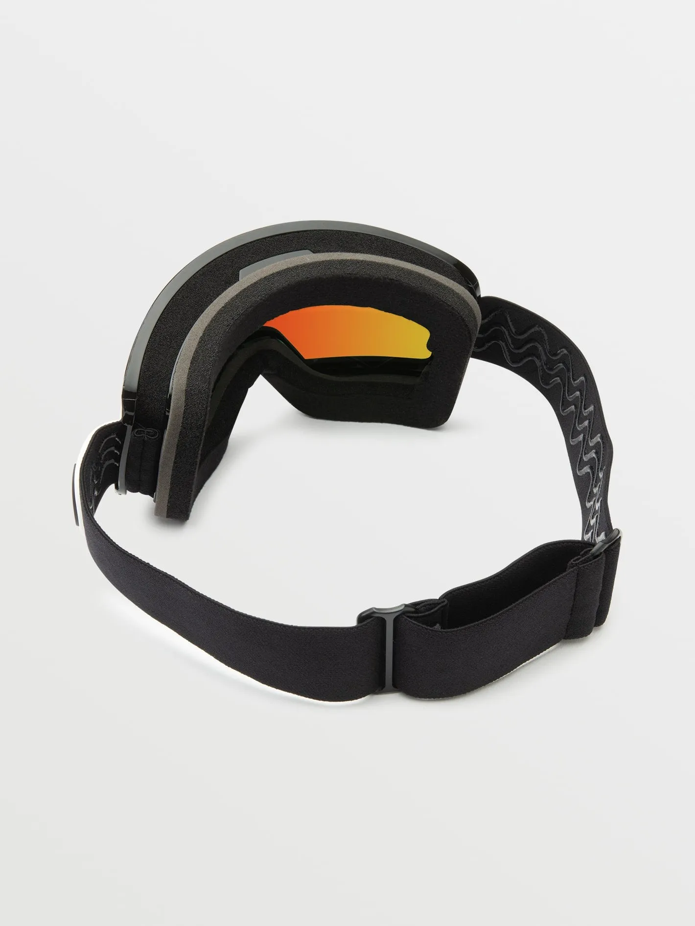 Garden Gloss Black Goggle - Red Chrome