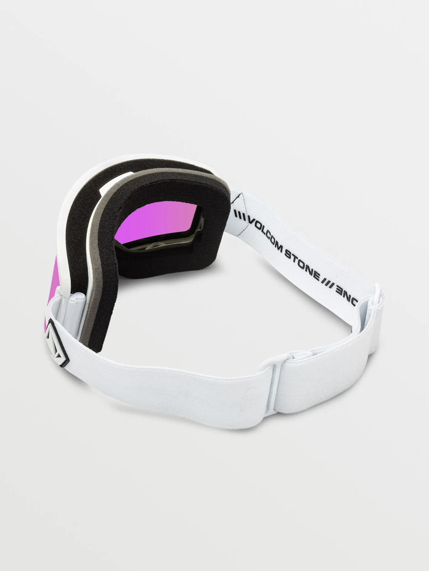 Garden Matte White Goggle (  Bonus Lens - Yellow) - PINK CHROME