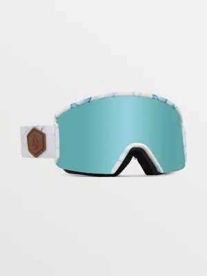 Garden White Ice Goggle (  Bonus Lens - Dark Grey) - ICE CHROME