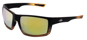 Global Glove & Safety BH26719PFT Sawfish™ Gold Mirror Performance Fog Technology Polarized Lens, Tortoise/Black Frame
