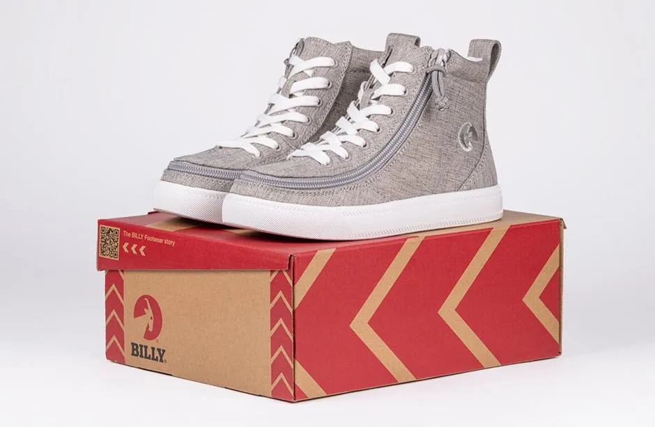 Grey Jersey BILLY Classic Lace Highs - 17007-050