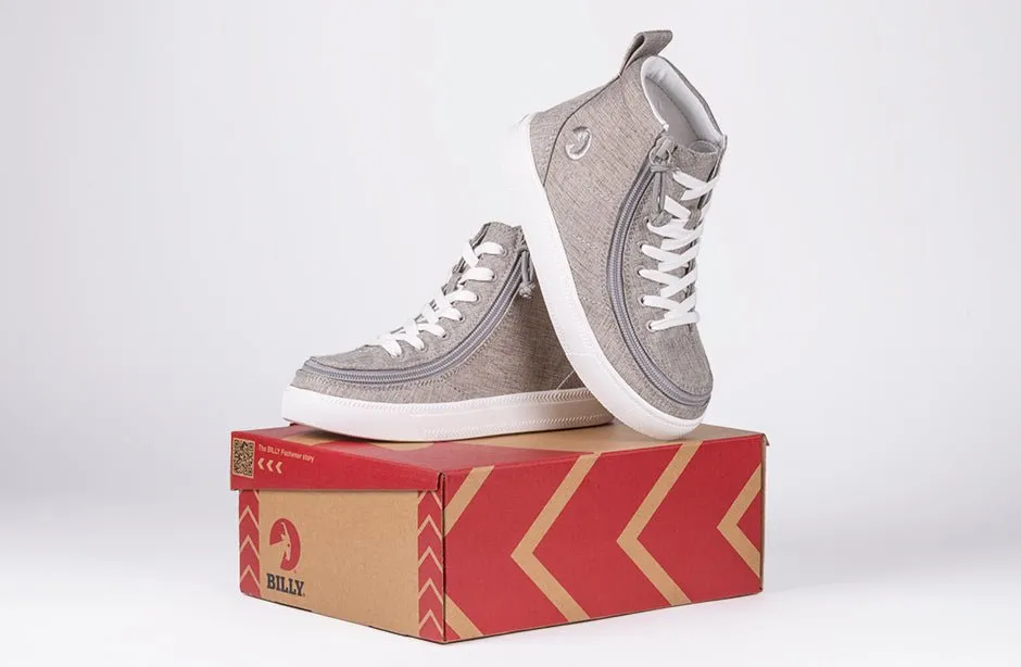 Grey Jersey BILLY Classic Lace Highs - 17007-050