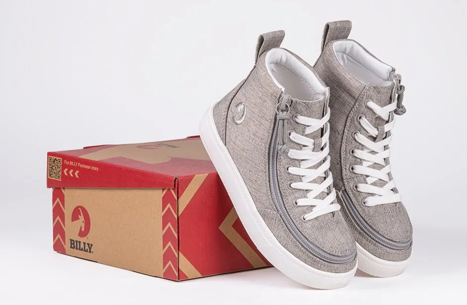 Grey Jersey BILLY Classic Lace Highs - 21300-050