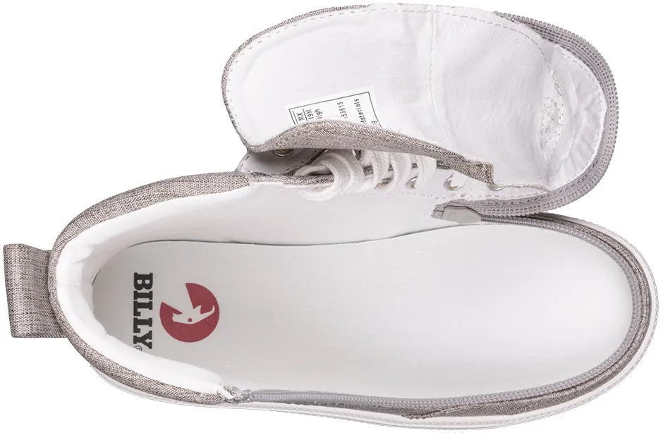 Grey Jersey BILLY Classic Lace Highs - 21300-050