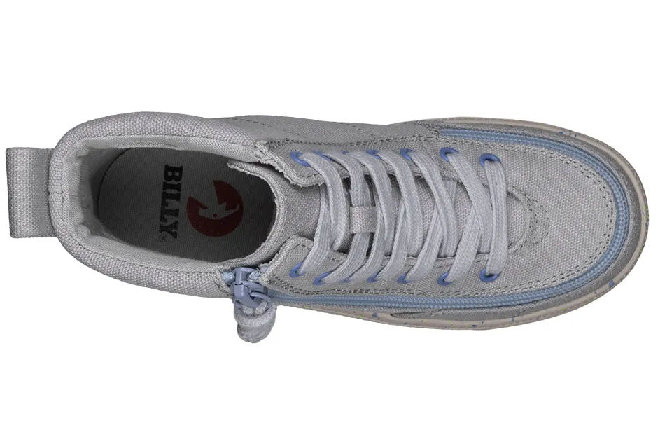 Grey/Blue Speckle BILLY Classic Lace High Tops