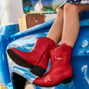 Gymboree red cowgirl Boots big kids 1
