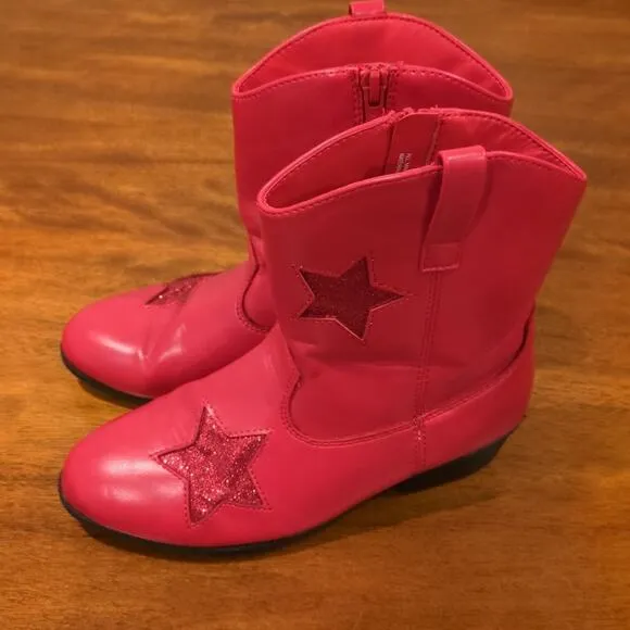 Gymboree red cowgirl Boots big kids 1
