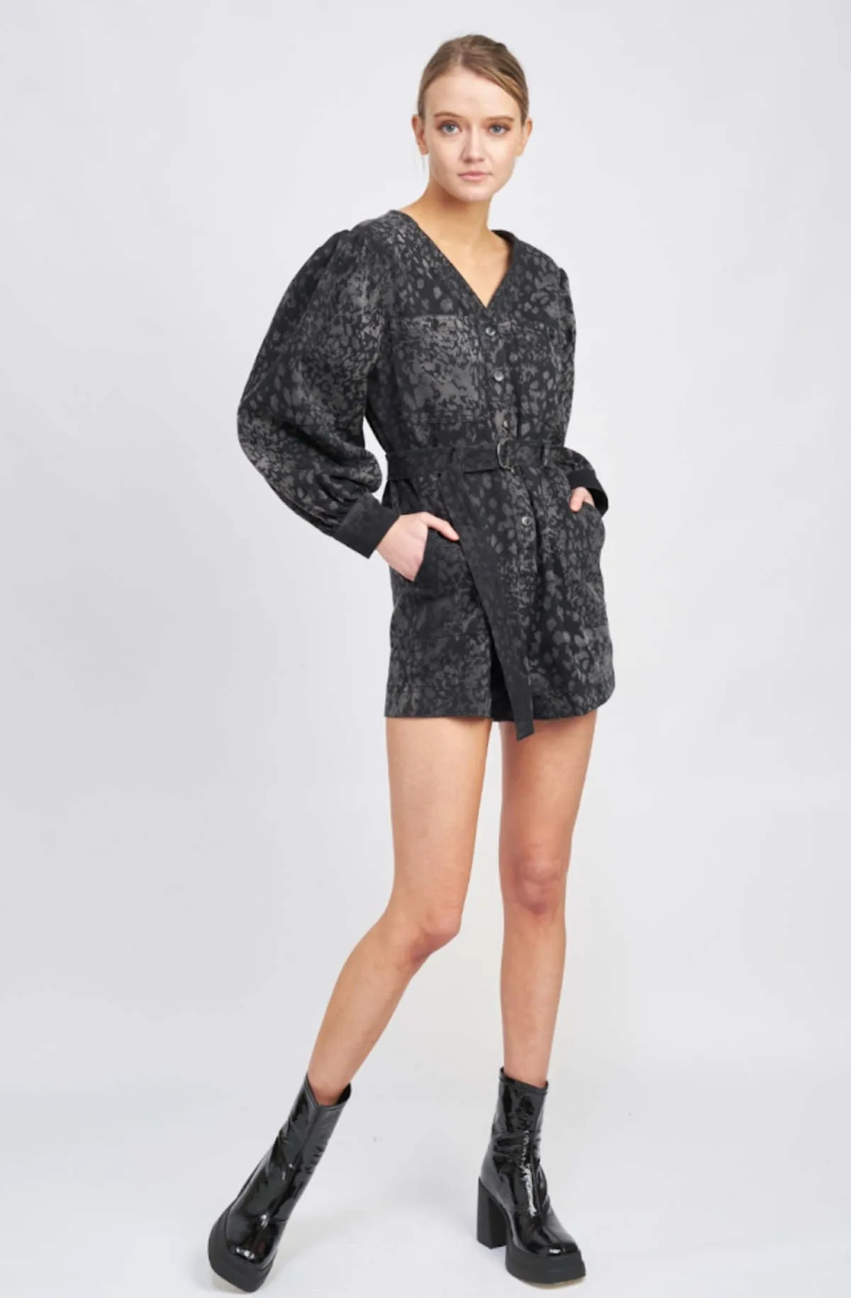 Harlow Denim Romper