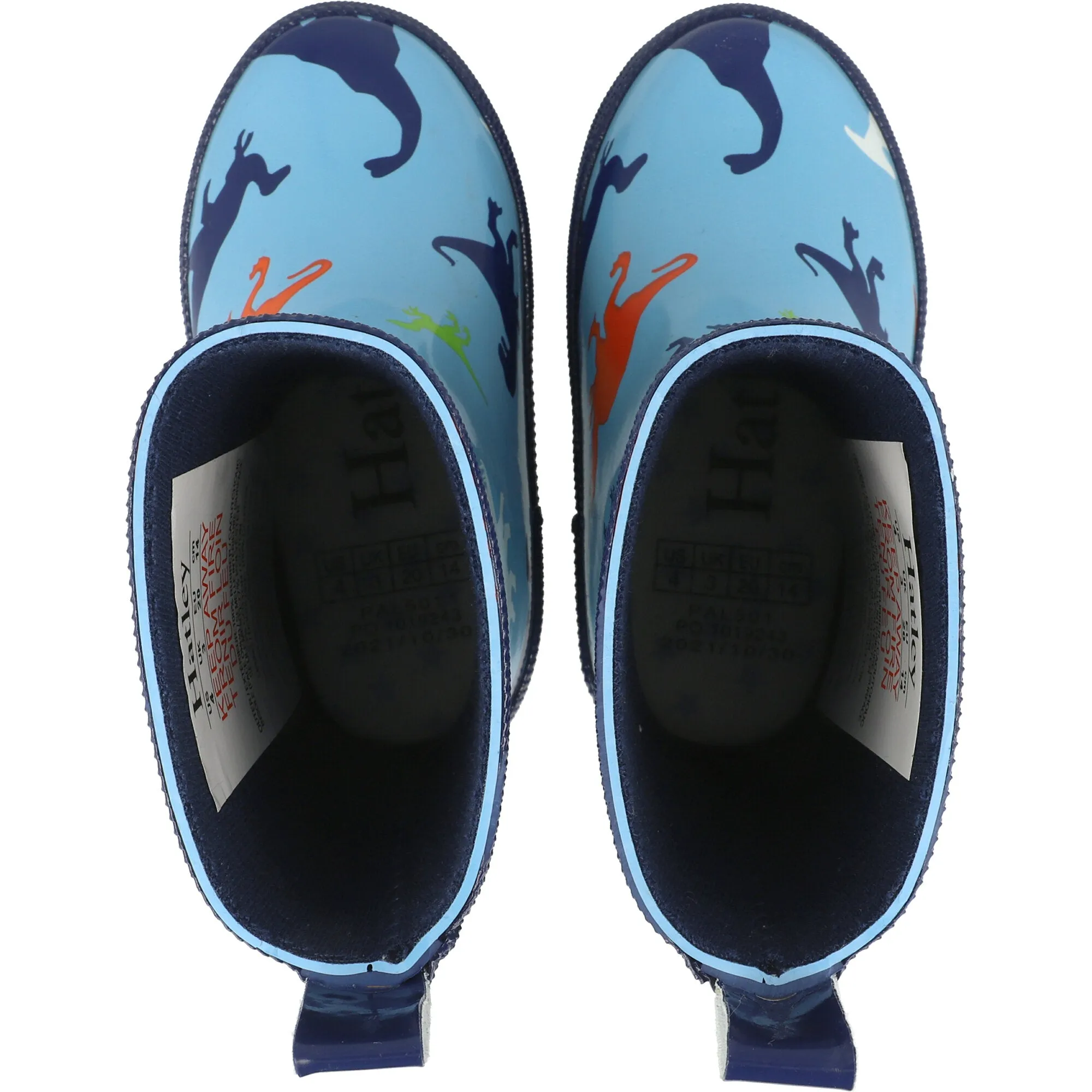 Hatley Shiny Dinos Blue Rain Boots