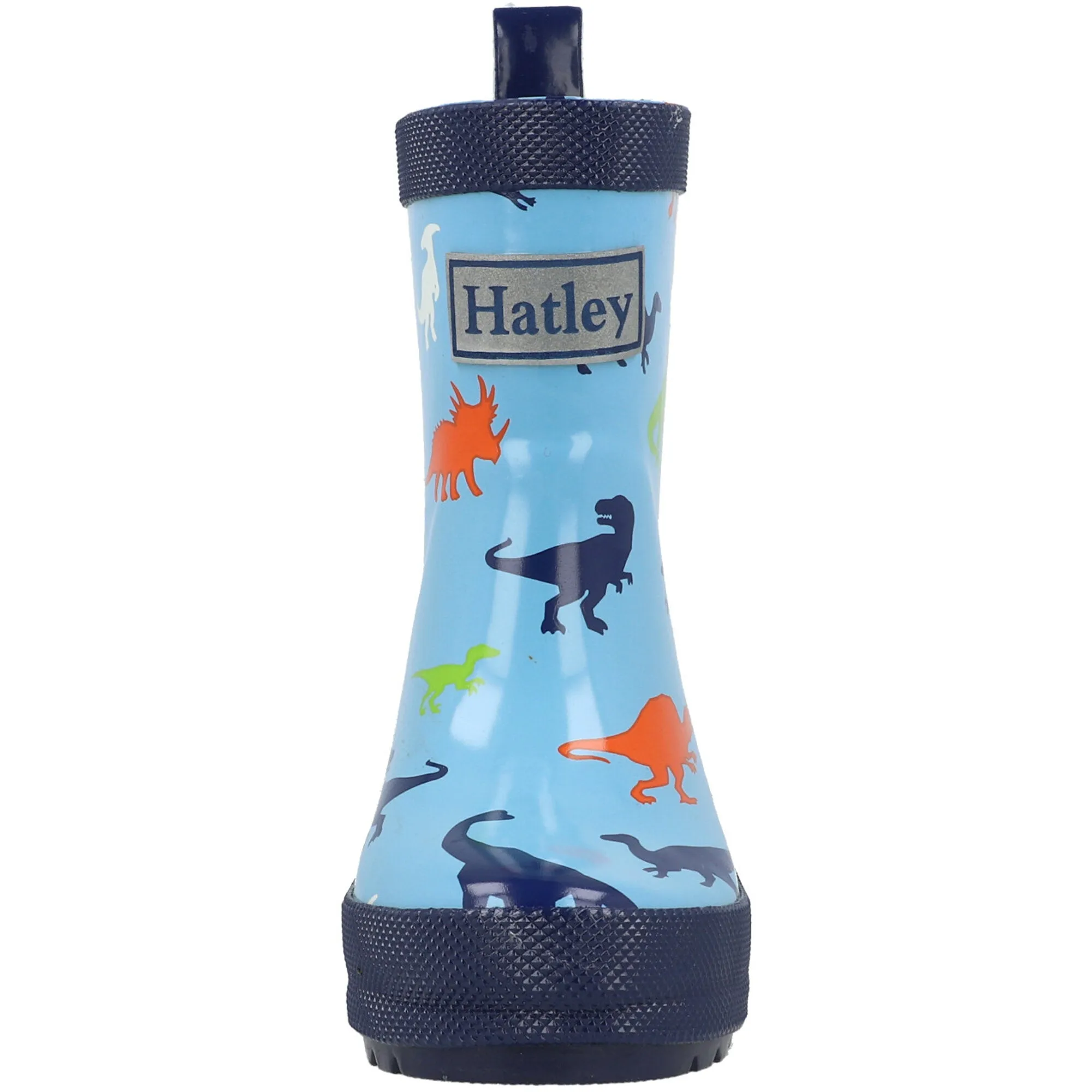 Hatley Shiny Dinos Blue Rain Boots