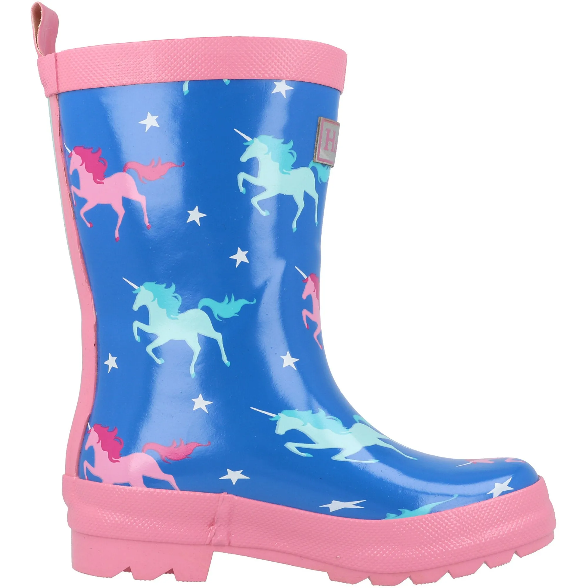 Hatley Twinkle Unicorns Rain Boots Daphne Blue
