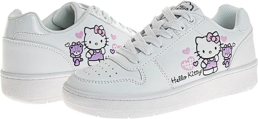 Hello Kitty Sneakers for Girls - Kids Lightweight Athletic Breathable Casual Shoes (Little Kid - Big Kid)