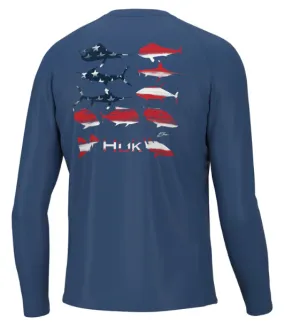 HUK KC FLAG FISH PURSUIT