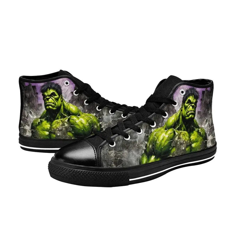 Hulk Shoes High Top Sneakers for Kids and Adults