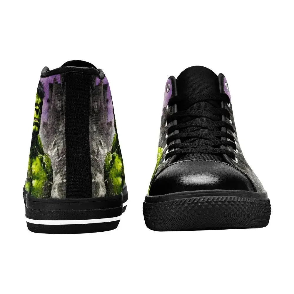 Hulk Shoes High Top Sneakers for Kids and Adults