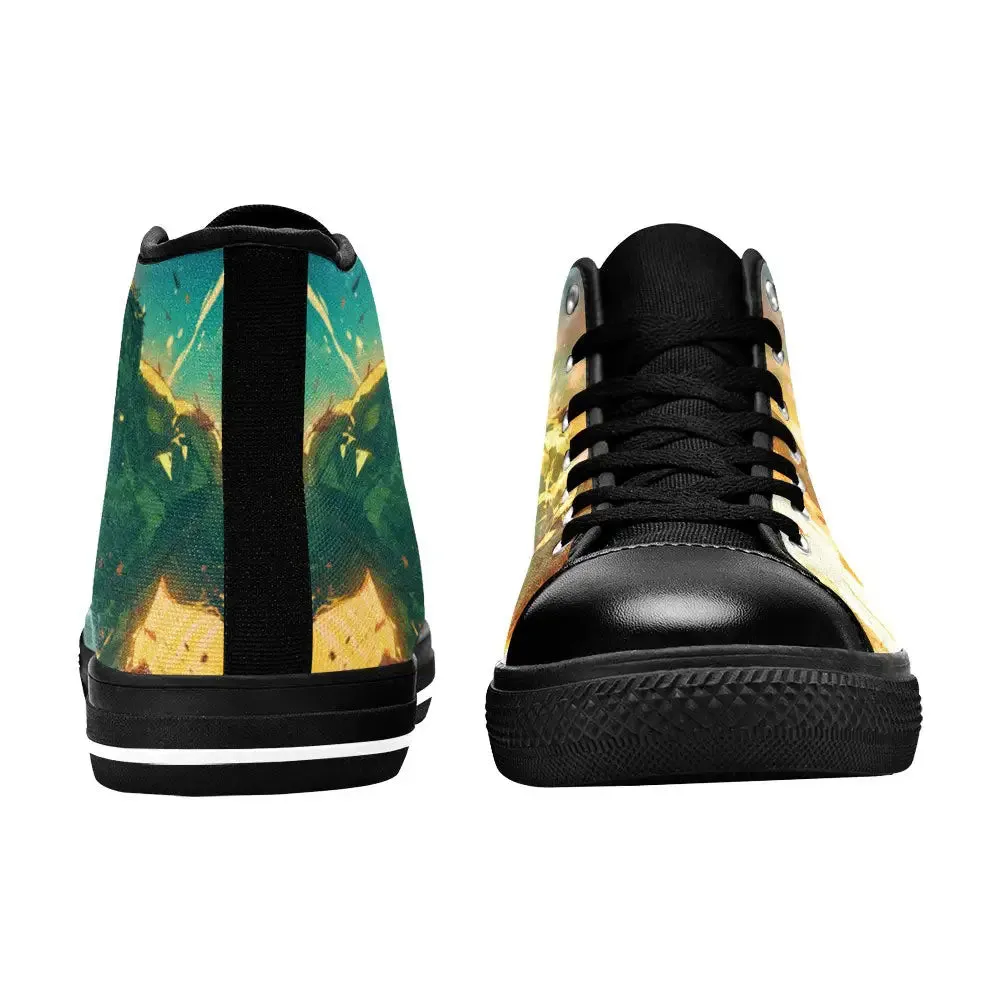 Hulk Smash Shoes High Top Sneakers for Kids and Adults