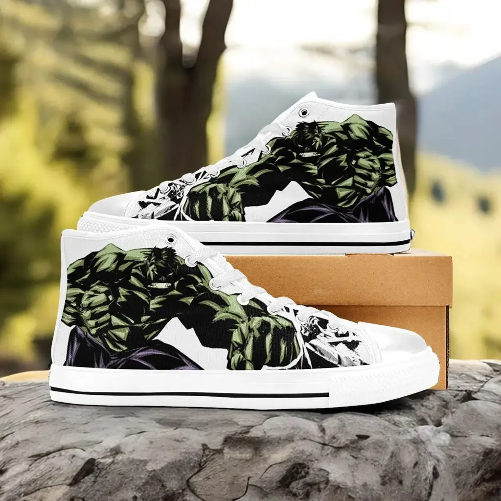 Hulk Smash Shoes High Top Sneakers for Kids and Adults