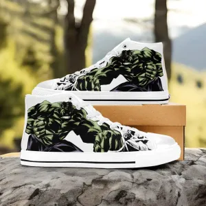 Hulk Smash Shoes High Top Sneakers for Kids and Adults