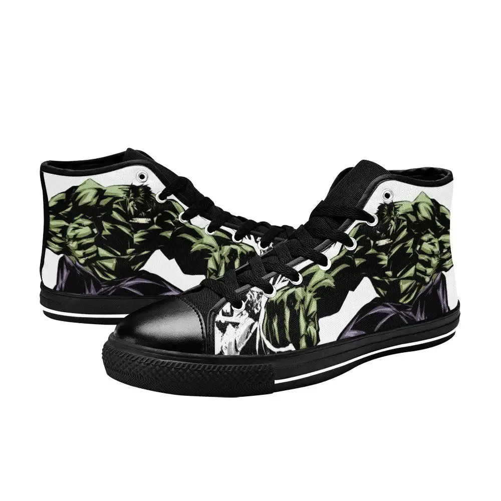 Hulk Smash Shoes High Top Sneakers for Kids and Adults