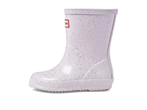 Hunter Original First Classic Giant Glitter Wellington Boots (Toddler/Little Kid) Tempered Mauve 7 Toddler M