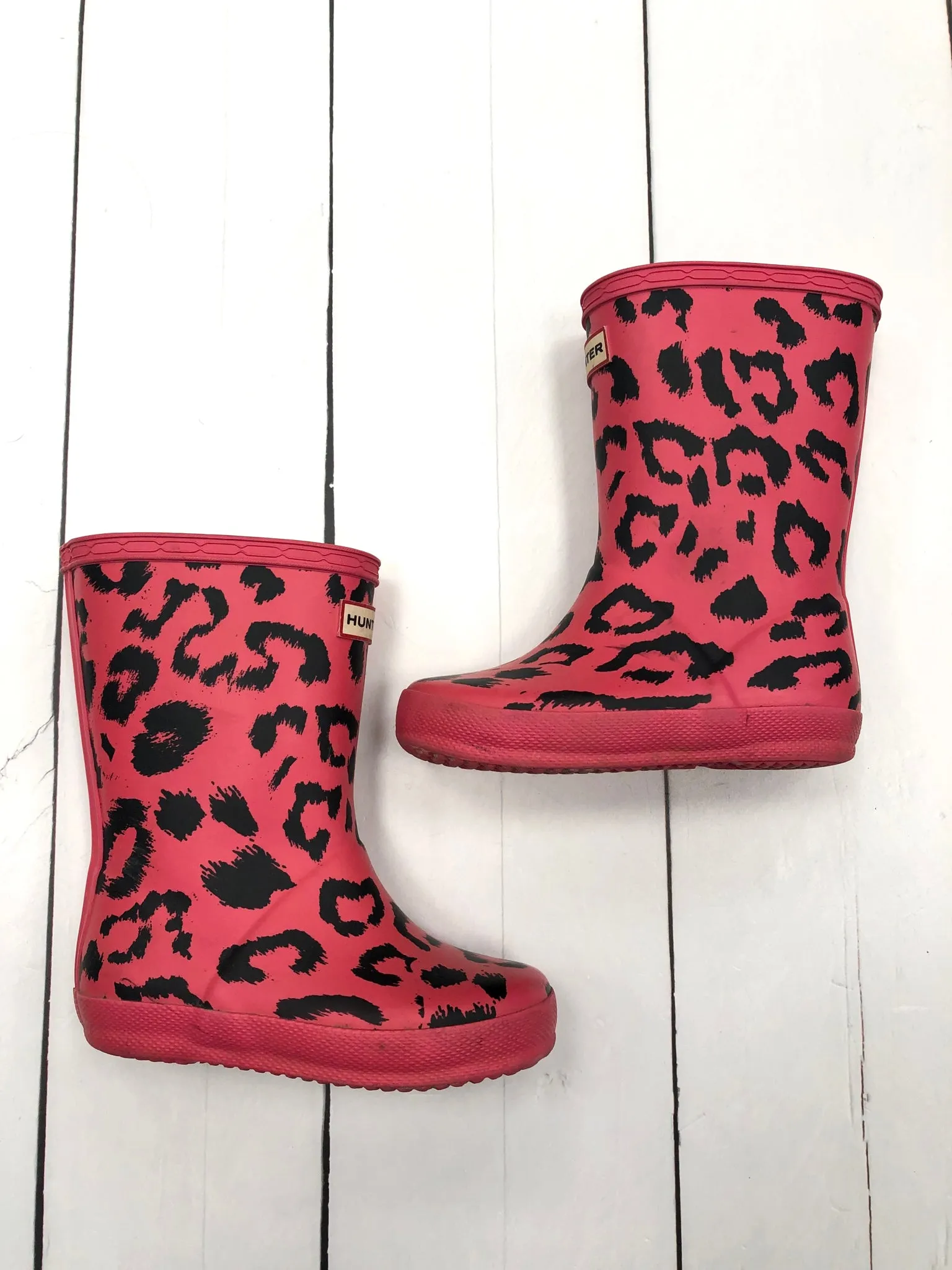 hunter Pink Size Child Shoe Size 8/9 Rain boots