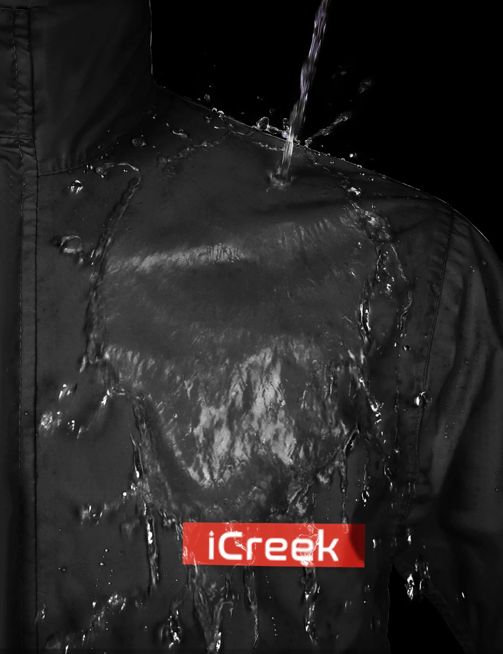 iCreek Motorcycle Rain Suit for Men&Women Waterproof Raincoat Outdoor with Hood