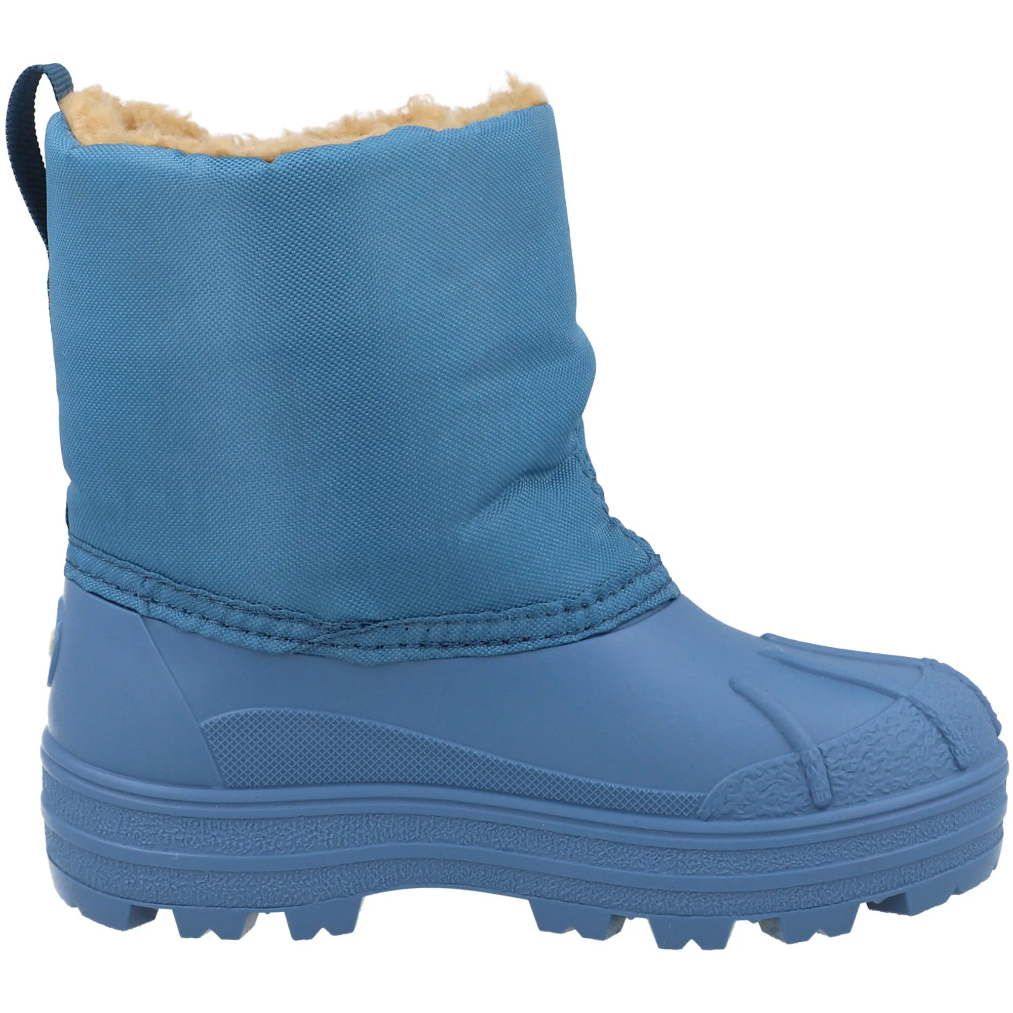Igor Neu Blue Snow Boots with Faux Fur Lining