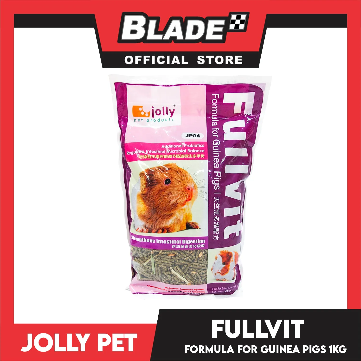 Jolly Fullvit Guinea Pigs Food 1kg Formula for Guinea Pigs