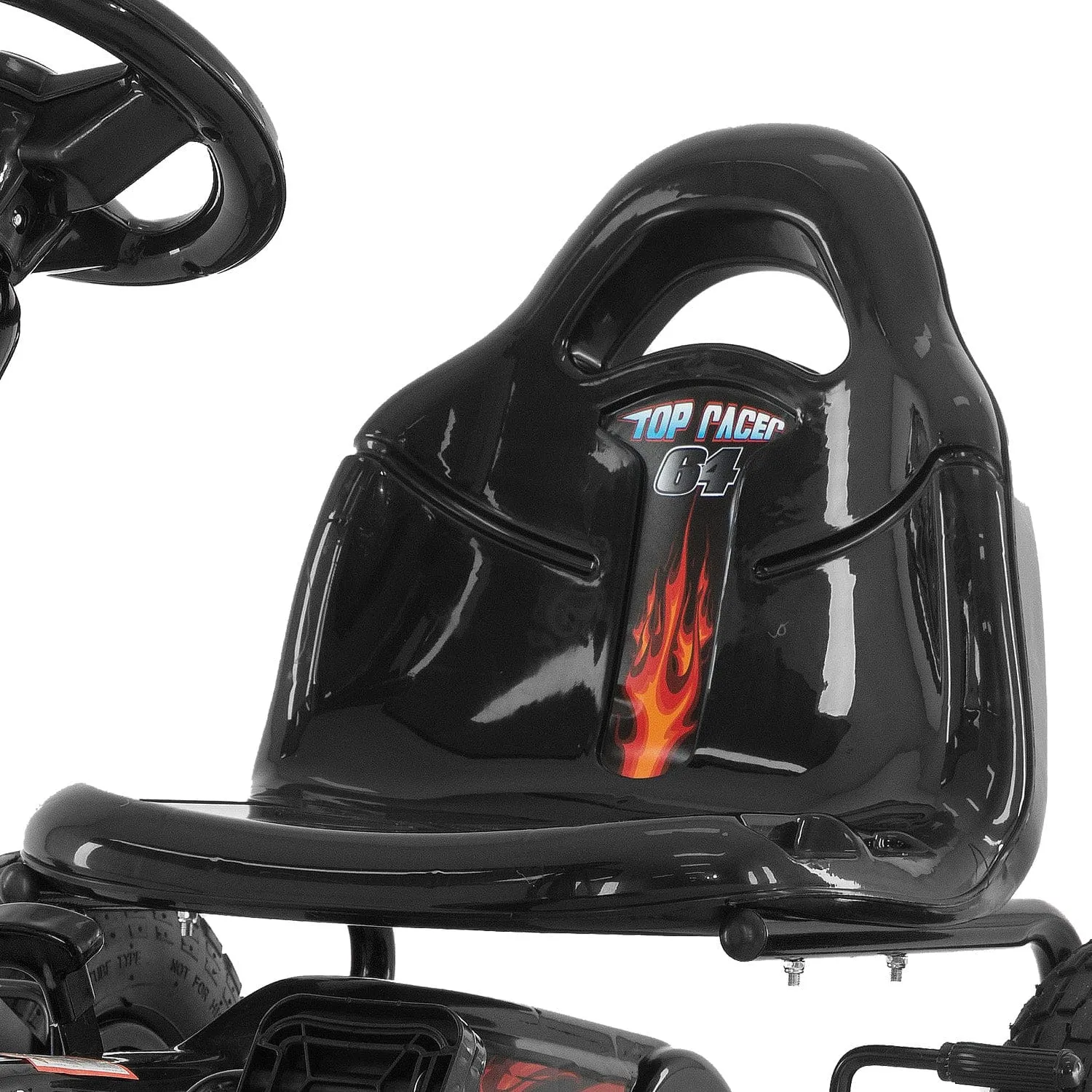 Kahuna G95 Kids Ride On Pedal-Powered Go Kart - Black - ONLINE ONLY - Free Shipping!