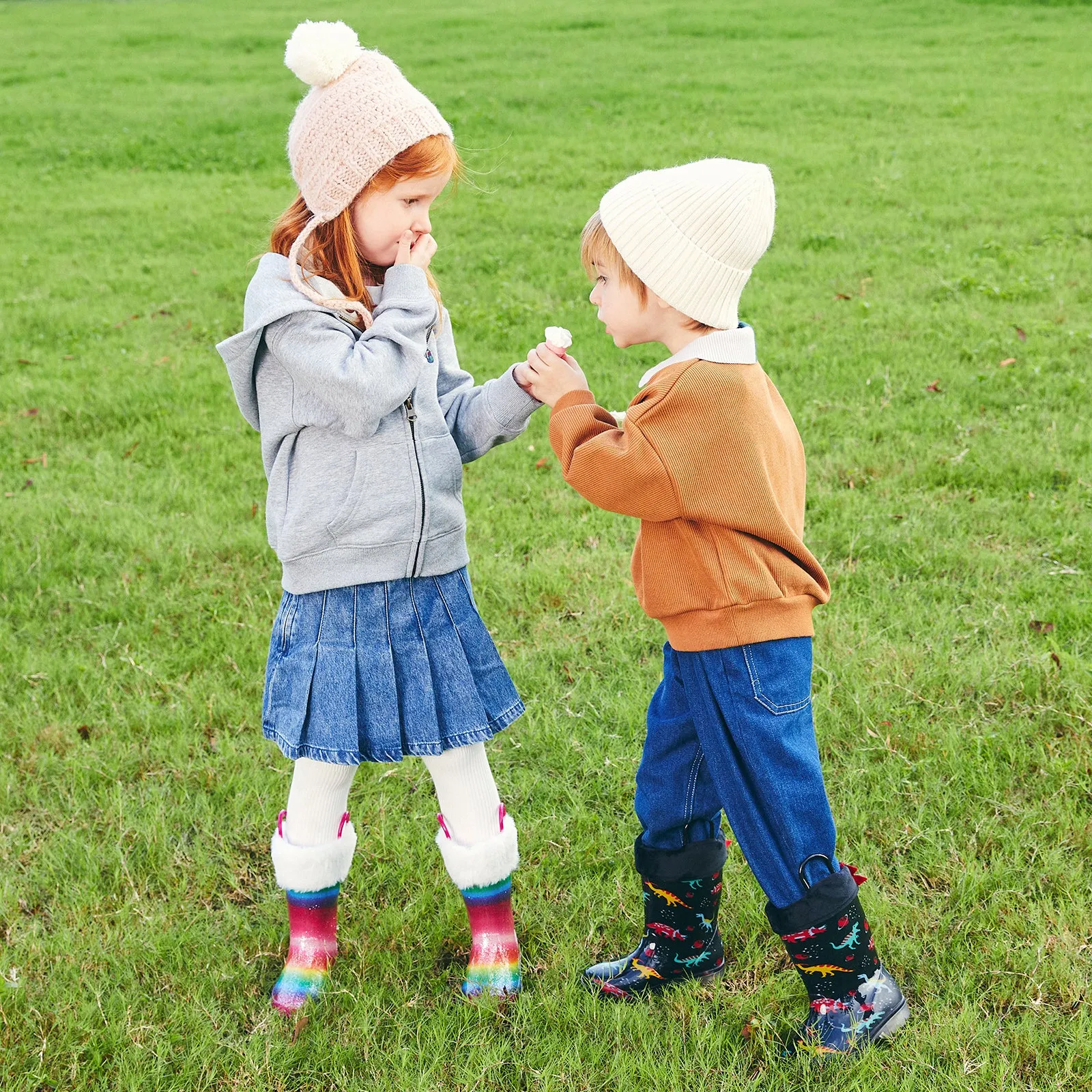 Kid Toddler Light Up Winter Boots with Removable Warm Lining