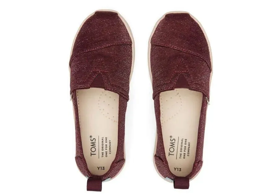 Kids’ TOMS Alpargata Glimmer – Sparkly Slip-On with All-Day Comfort
