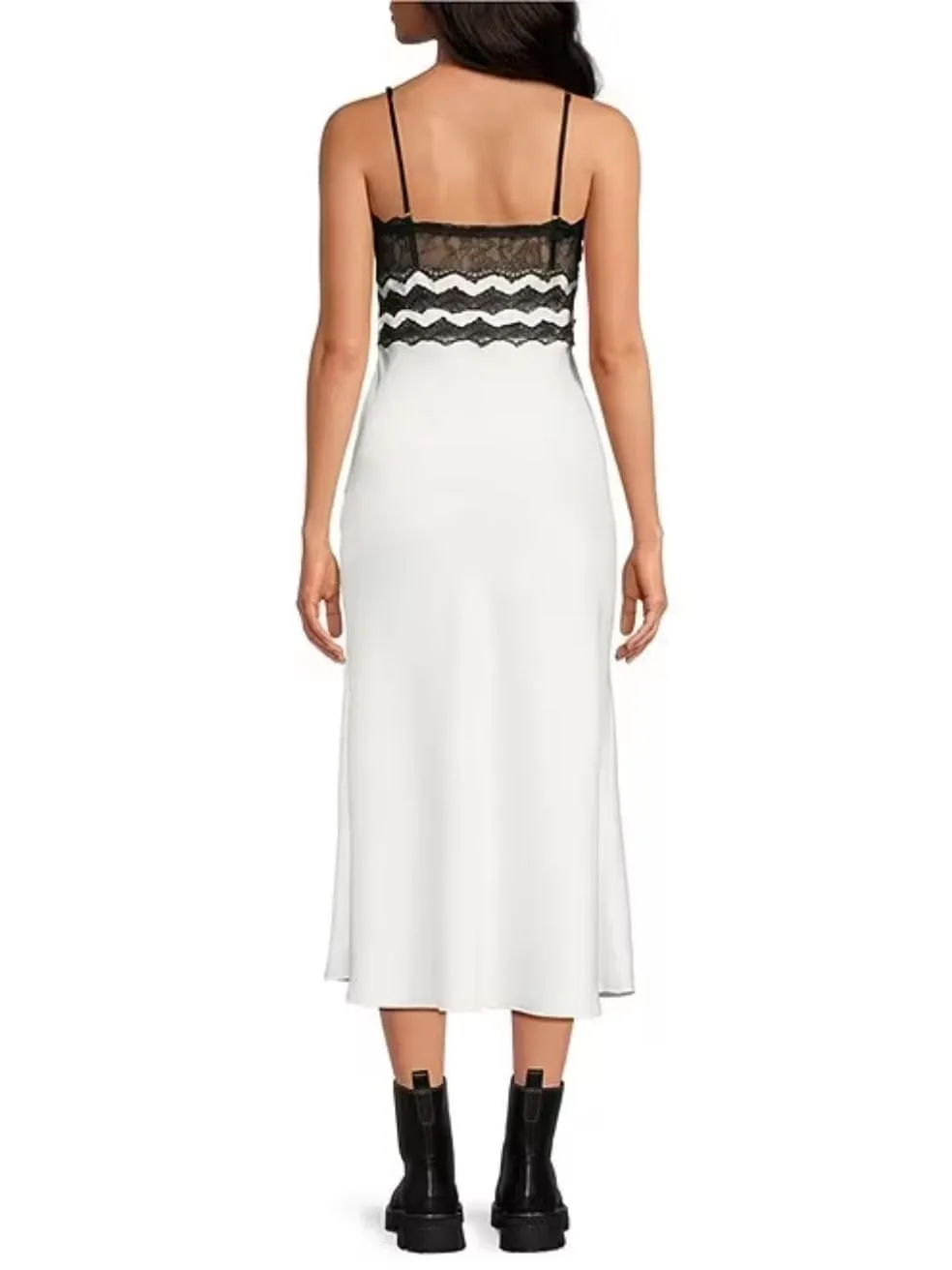 Lace Dress in White