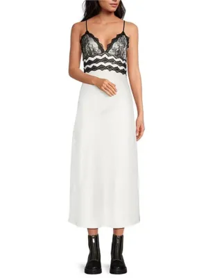 Lace Dress in White