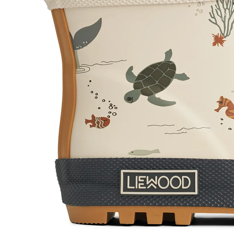 Liewood Children's rubber boots 'Tekla' Sea Creature/Sandy