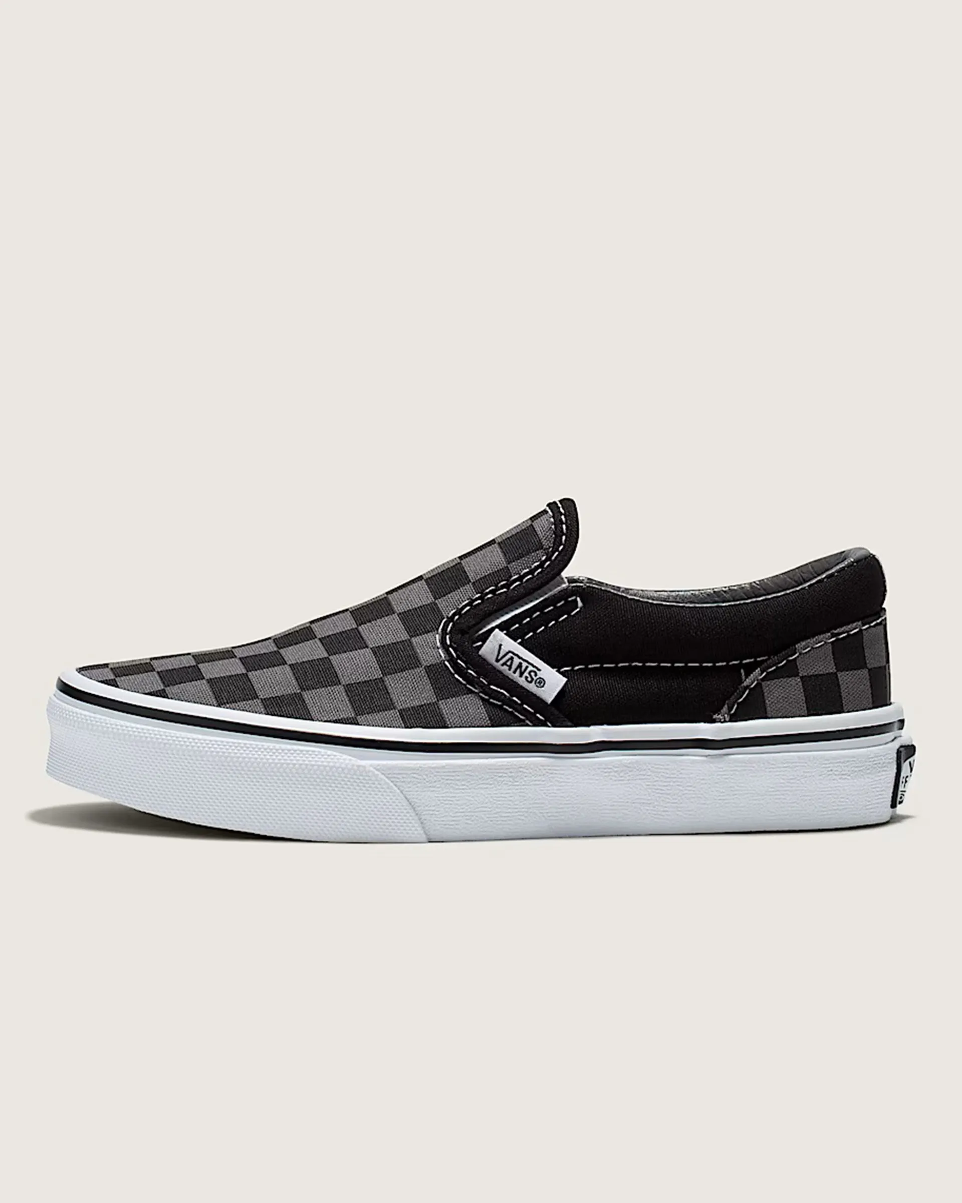 Little Kid's Classic Slip-on Shoes - Black / Pewter Grey
